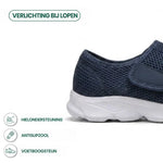 Walking Shoes Wide-Fit Breathable Mesh Hook-and-Loop Closure