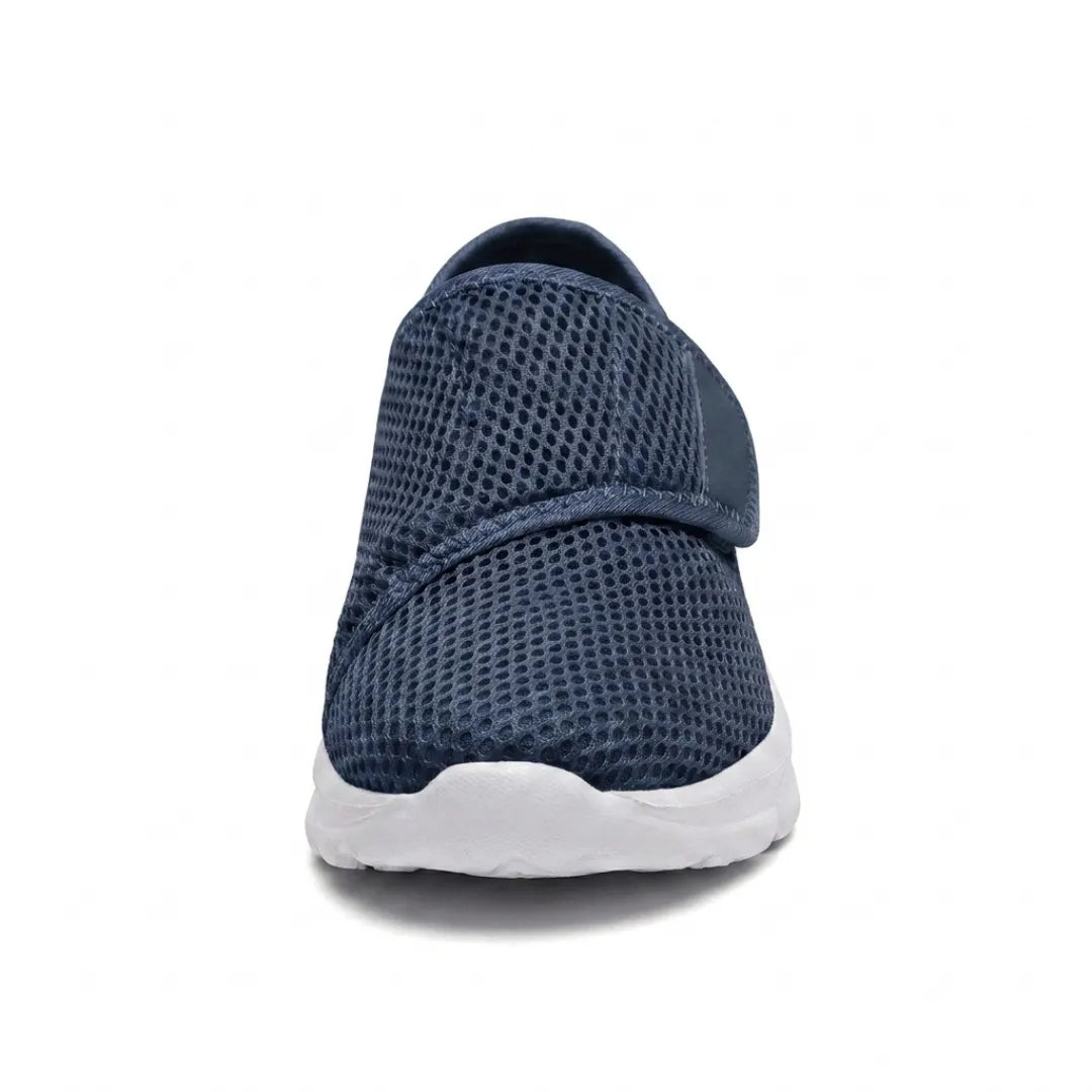 Walking Shoes Wide-Fit Breathable Mesh Hook-and-Loop Closure