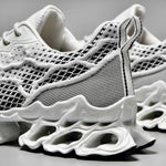 Walking Sneakers Shock-Absorbing Honeycomb Sole Breathable Mesh Upper