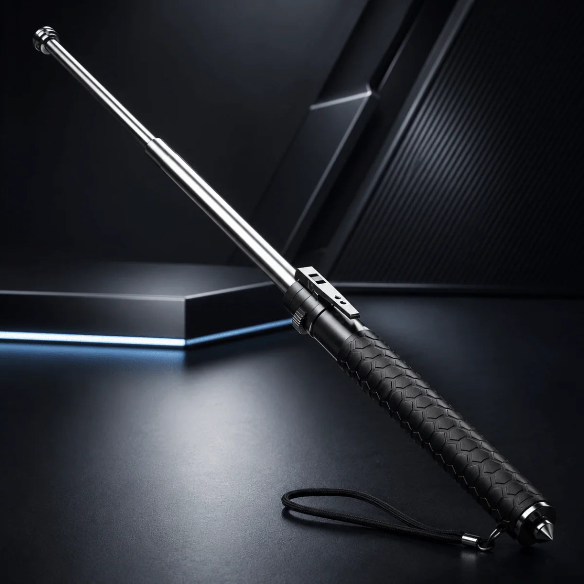 Walking Stick Automatic Folding Lightweight Aluminum Anti-Slip Grip