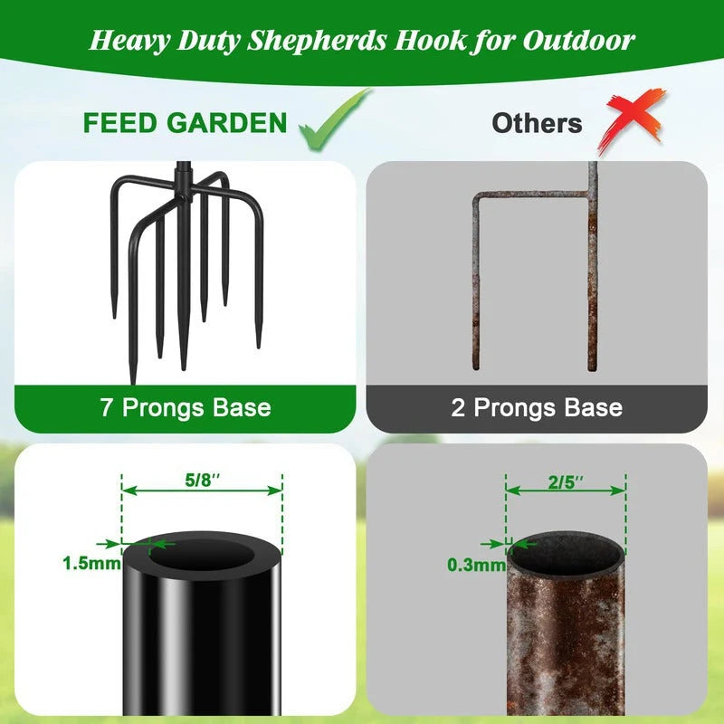 Walking Stick Weather-Resistant Ergonomic Handle & Non-Slip Base