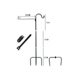 Walking Stick Weather-Resistant Ergonomic Handle & Non-Slip Base