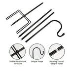 Walking Stick Weather-Resistant Ergonomic Handle & Non-Slip Base
