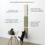 Wall Cat Scratcher Modular & Space-Saving Textured Panels