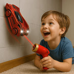 Wall-Climbing RC Car Suction-Powered 360° Stunts LED Lights