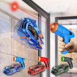 Wall-Climbing RC Car Suction-Powered 360° Stunts LED Lights