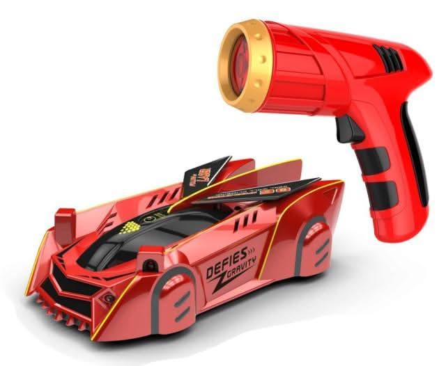 Wall-Climbing RC Car Suction-Powered 360° Stunts LED Lights