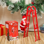 Wall-Climbing Santa Figure Sliding Design Assorted Colors