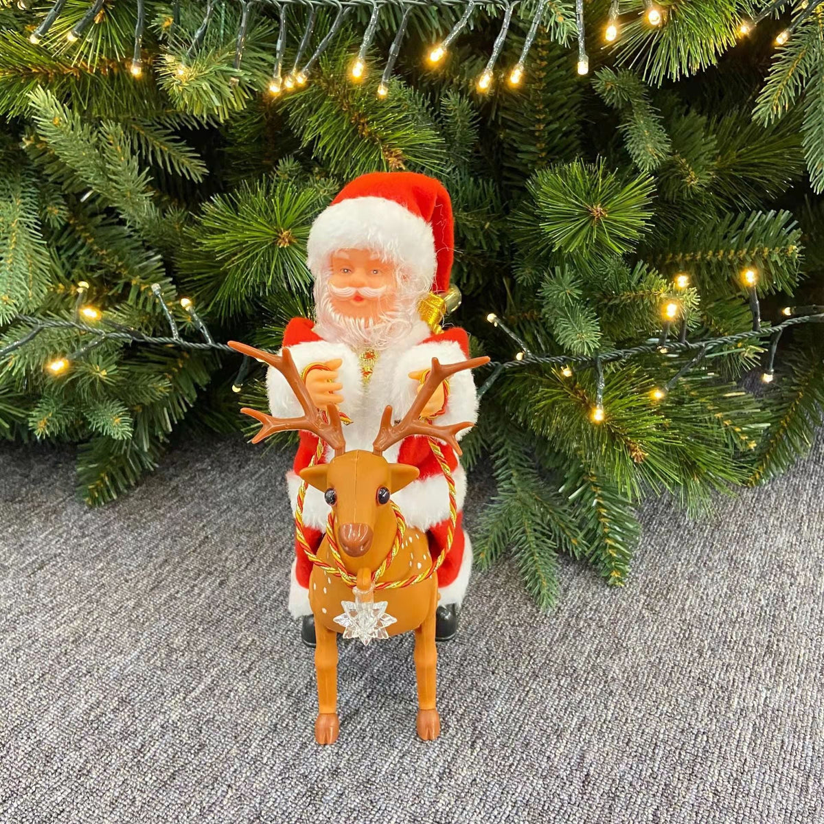 Wall-Climbing Santa Figure Sliding Design Assorted Colors