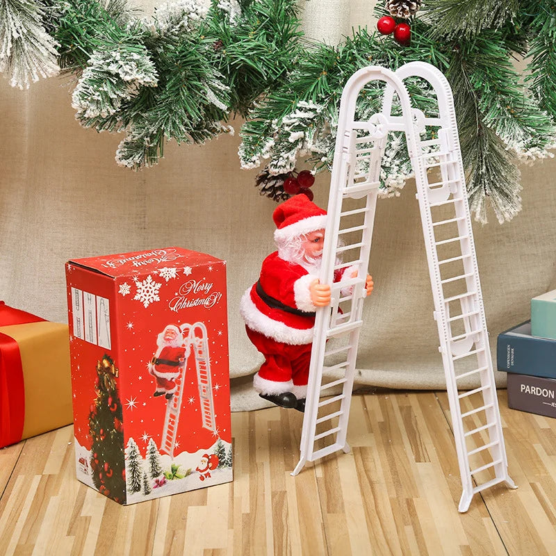 Wall-Climbing Santa Figure Sliding Design Assorted Colors