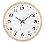 Wall Clock Bamboo & Solid Wood Silent Movement