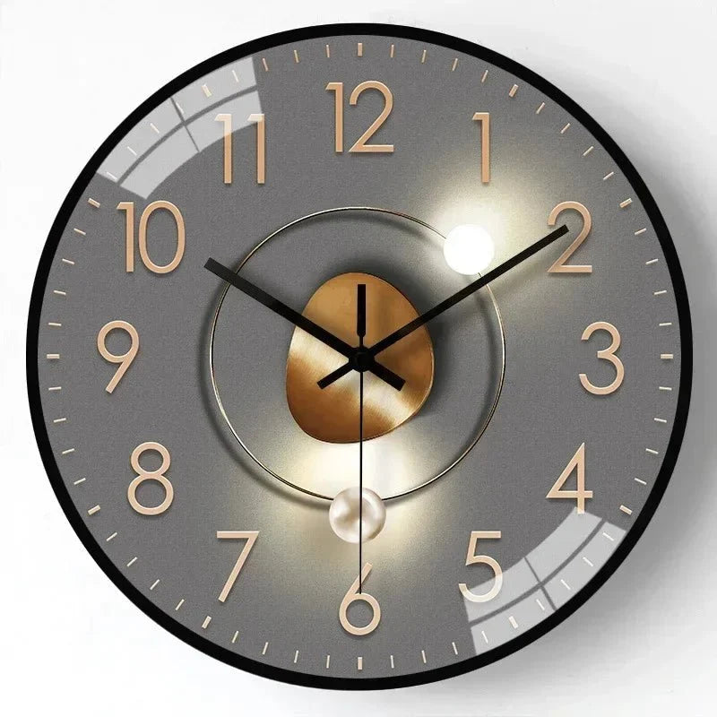 Wall Clock Minimalist Silent Quartz 11.81-Inch Dial