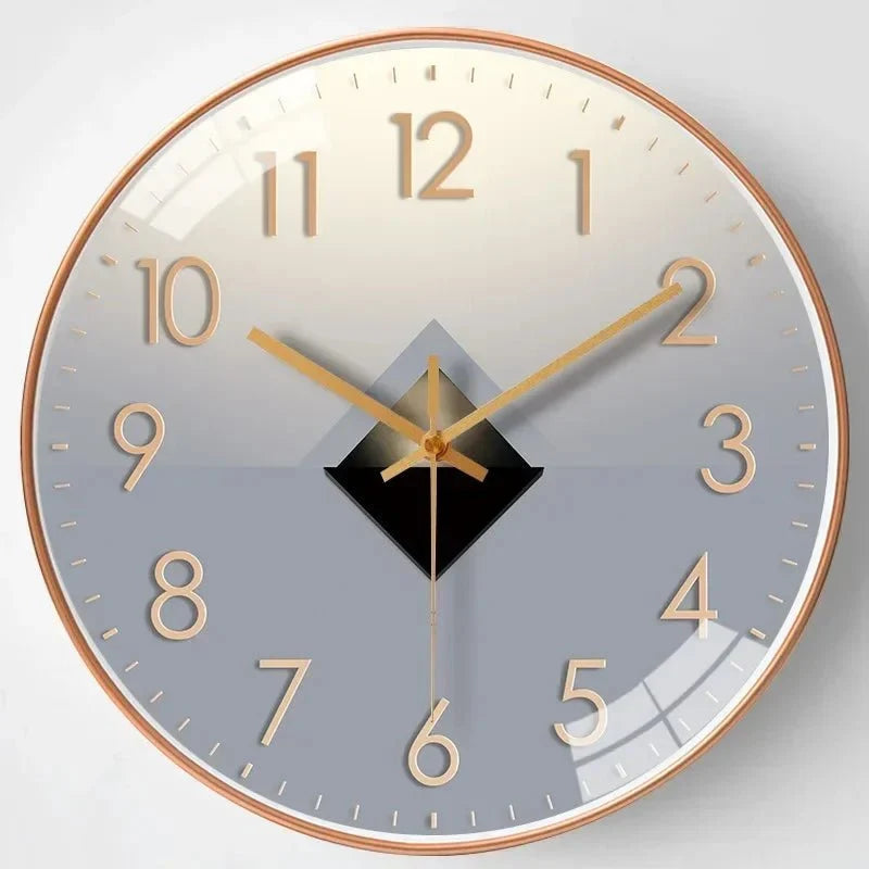 Wall Clock Minimalist Silent Quartz 11.81-Inch Dial