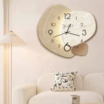 Wall Clock Silent Movement Scandinavian Design Easy-Read Dial