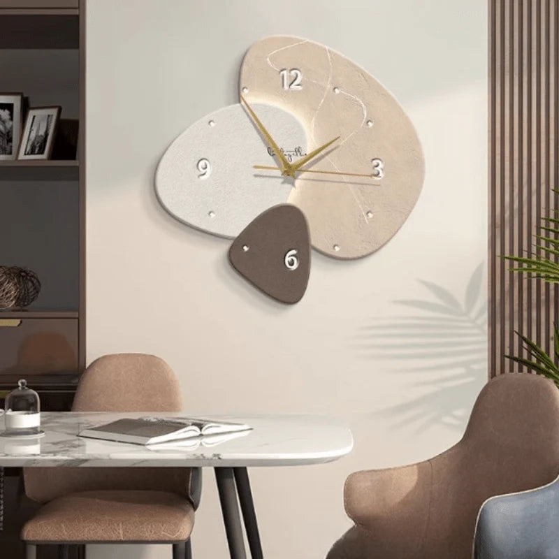 Wall Clock Silent Movement Scandinavian Design Easy-Read Dial
