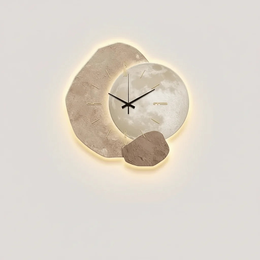 Wall Clock Silent Movement Scandinavian Design Easy-Read Dial