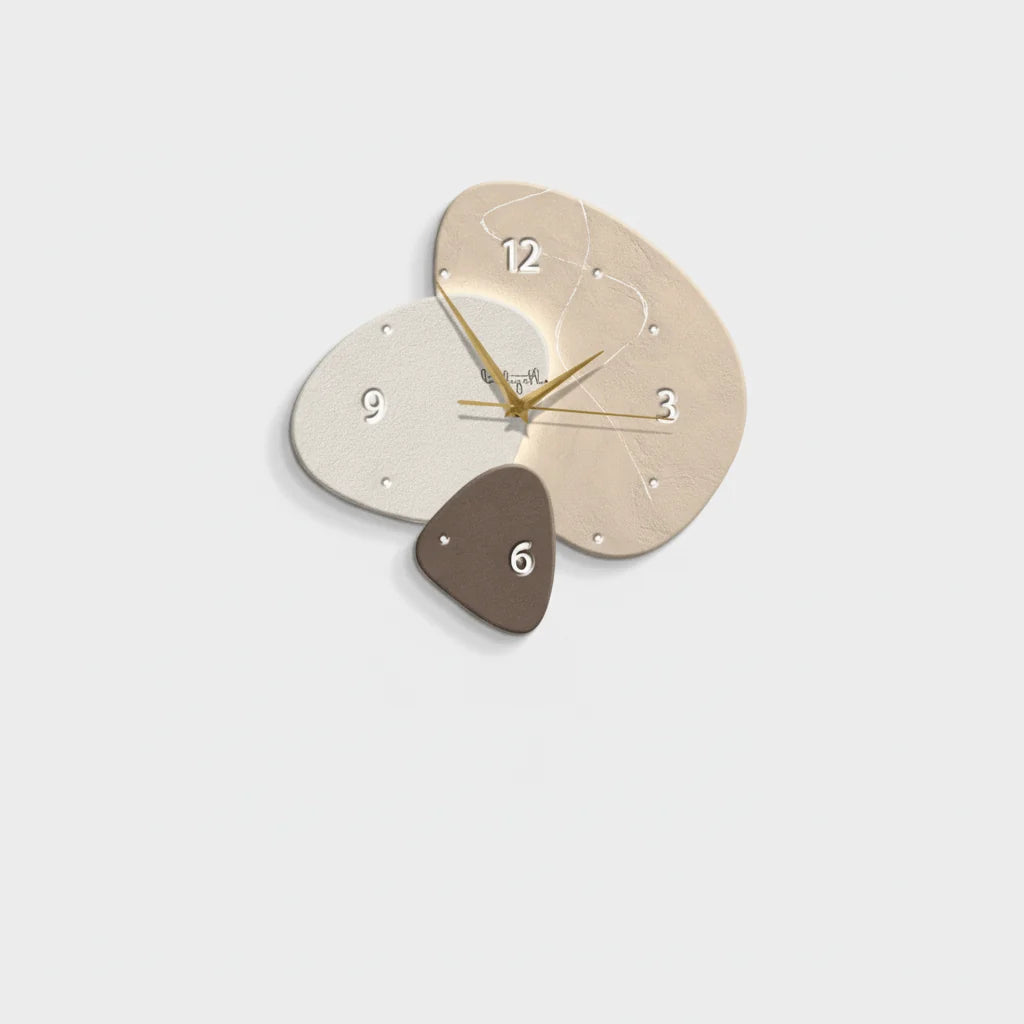 Wall Clock Silent Movement Scandinavian Design Easy-Read Dial