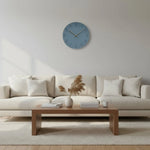 Wall Clock Silent Non-Ticking Walnut Wood Hands