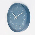 Wall Clock Silent Quartz Movement 12-Inch Easy-Read Dial