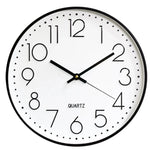 Wall Clock Silent Quartz Movement 12-Inch Easy-Read Dial
