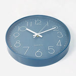 Wall Clock Silent Quartz Movement 12-Inch Easy-Read Dial