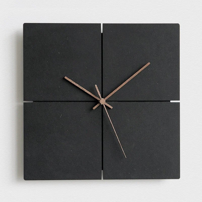 Wall Clock Silent Quartz Movement Minimalist Design