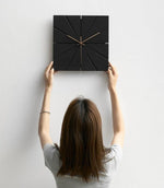 Wall Clock Silent Quartz Movement Minimalist Design