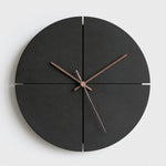 Wall Clock Silent Quartz Movement Minimalist Design