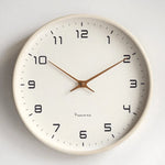 Wall Clock Silent Quartz Movement Minimalist Scandinavian Design