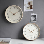 Wall Clock Silent Quartz Movement Minimalist Scandinavian Design