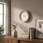 Wall Clock Silent Quartz Movement Minimalist Scandinavian Design