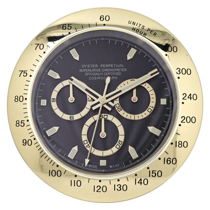 Wall Clock Silent Stainless Steel Luminous Hands