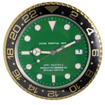 Wall Clock Silent Stainless Steel Luminous Hands