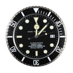 Wall Clock Silent Stainless Steel Luminous Hands