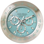 Wall Clock Silent Stainless Steel Luminous Hands