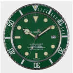 Wall Clock Silent Stainless Steel Luminous Hands