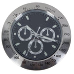 Wall Clock Silent Stainless Steel Luminous Hands