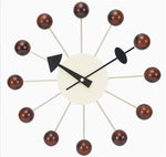 Wall Clock Sunburst Design Silent Quartz Movement 12.6-Inch