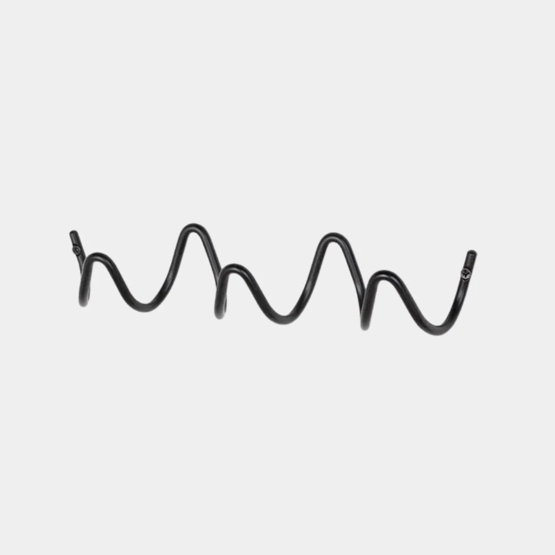Wall Coat Rack Wrought Iron Wavy Design Wall-Mounted