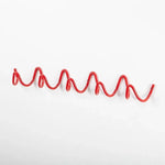 Wall Coat Rack Wrought Iron Wavy Design Wall-Mounted