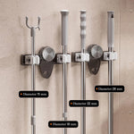 Wall Grip Organizer Rack No-Drill Suction Multi-Hook