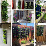 Wall Hanging Planter Space-Saving Breathable Fabric & Drainage