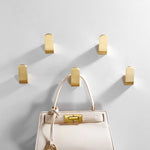 Wall Hook Brass Space-Saving Gold Finish
