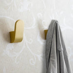 Wall Hook Brass Space-Saving Gold Finish
