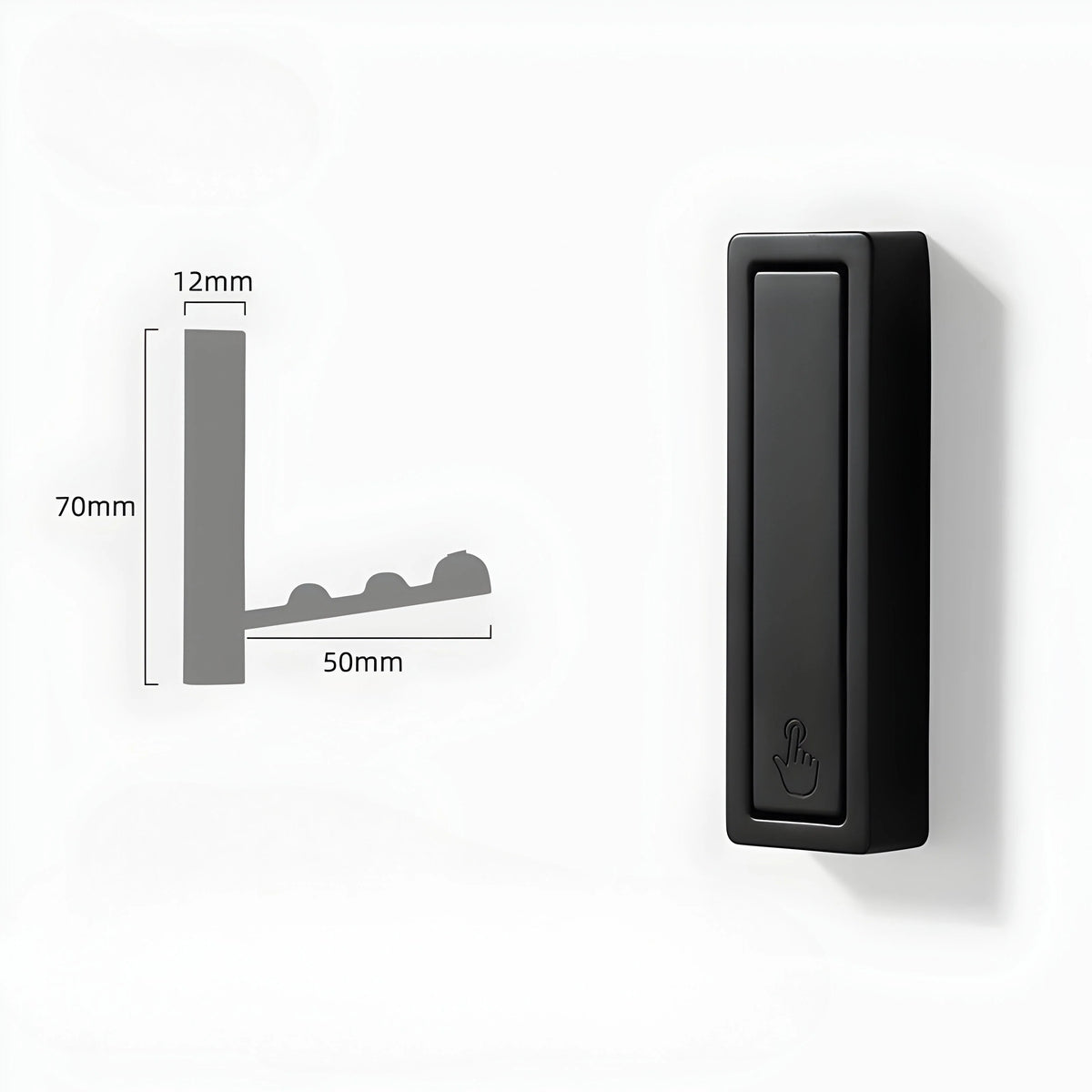 Wall Hook Foldable Adhesive-Mounted Space-Saving