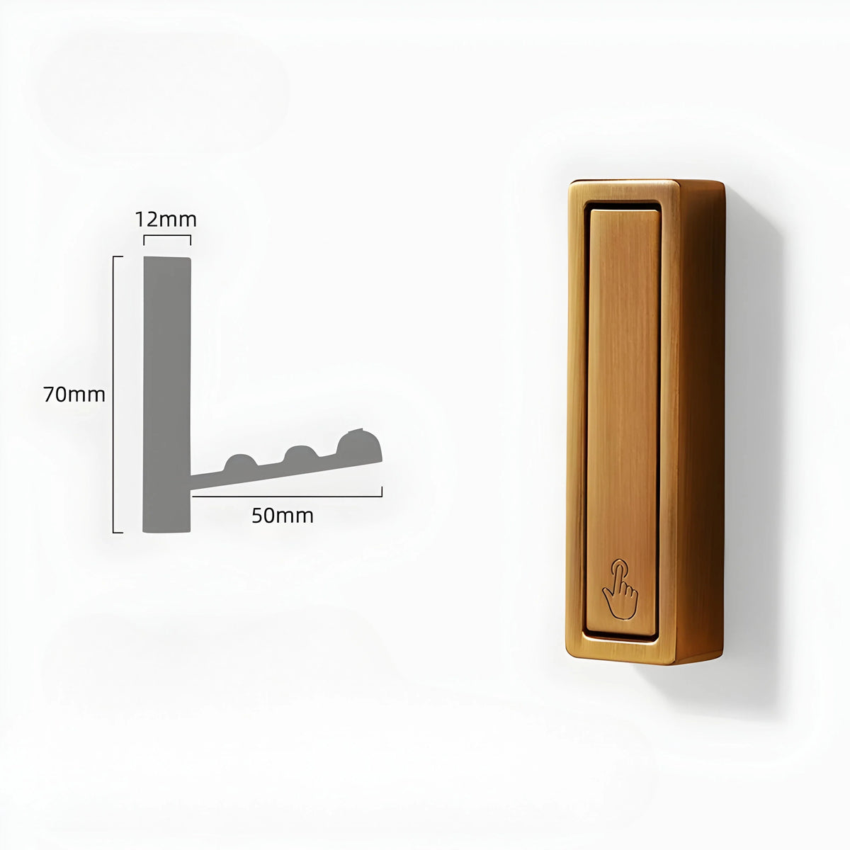 Wall Hook Foldable Adhesive-Mounted Space-Saving
