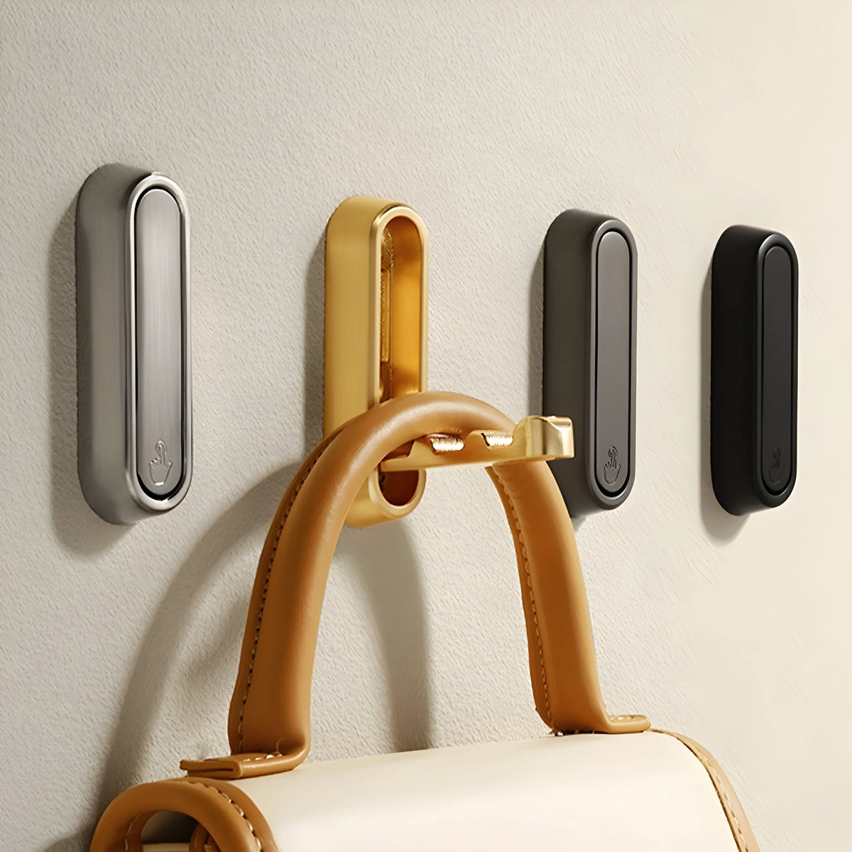 Wall Hook Foldable Adhesive-Mounted Space-Saving