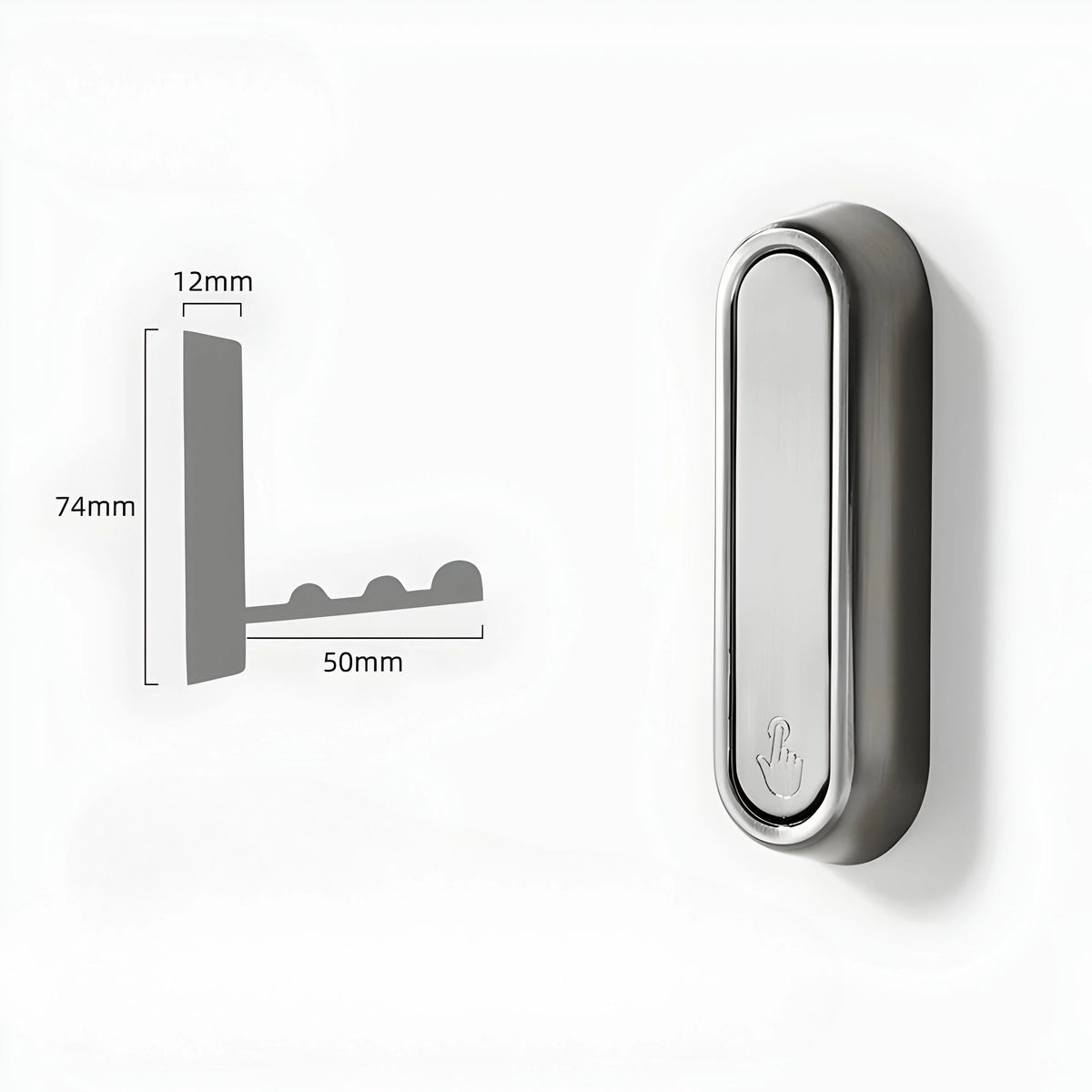 Wall Hook Foldable Adhesive-Mounted Space-Saving