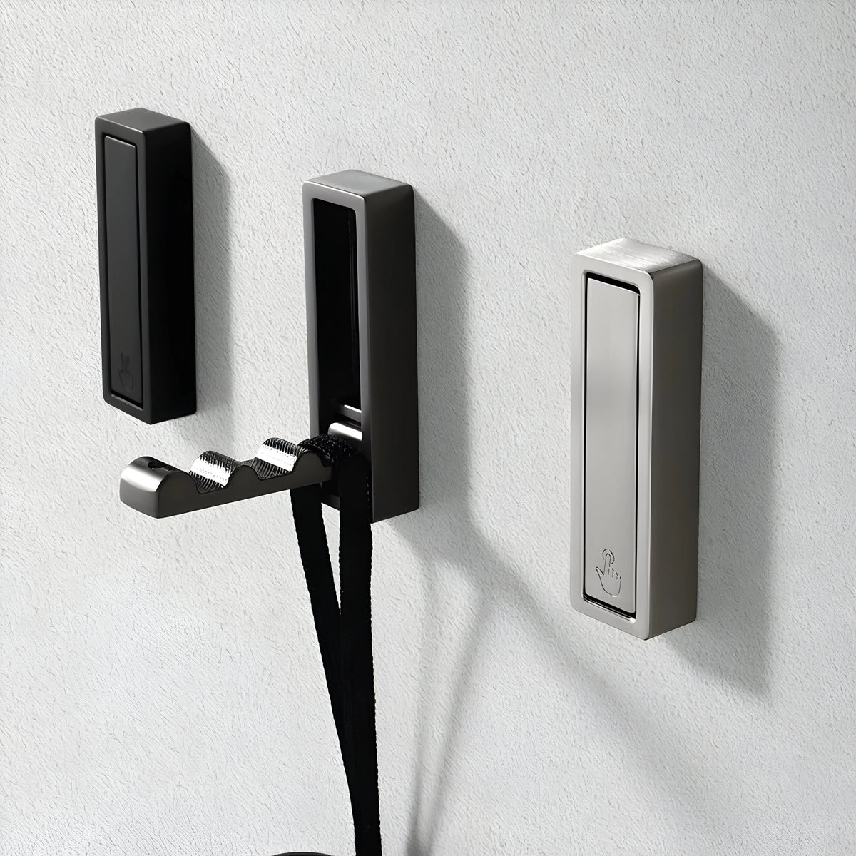 Wall Hook Foldable Aluminum Adhesive-Mounting