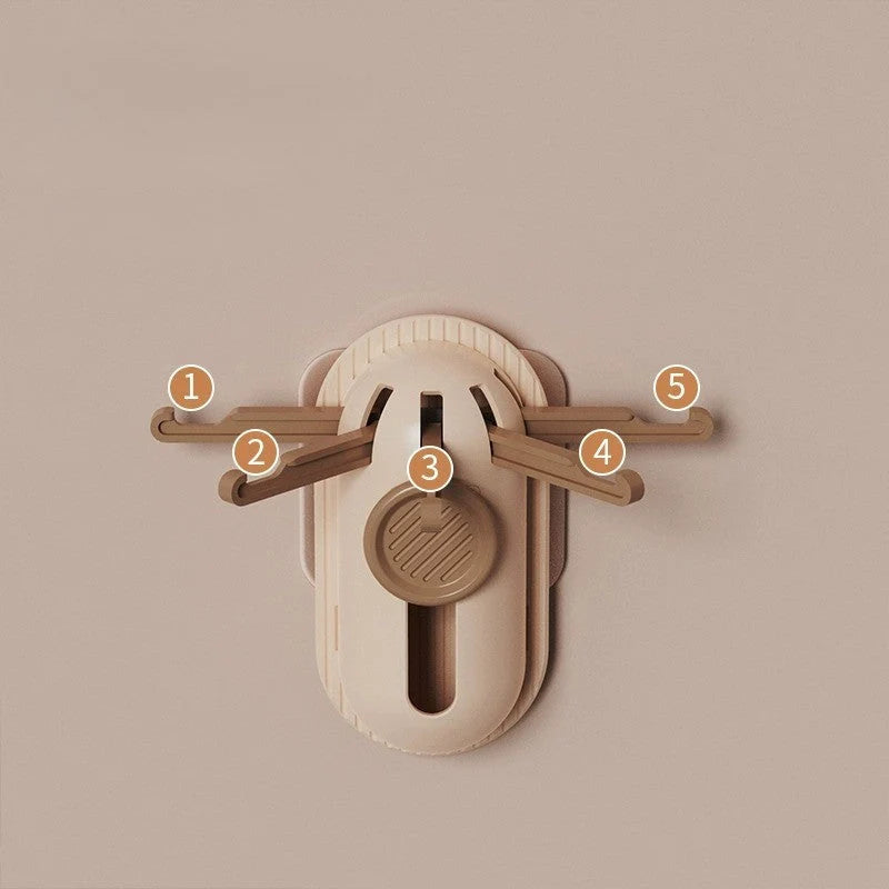 Wall Hook Foldable Self-Adhesive Space-Saving